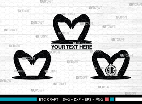 Flamingo Monogram, Flamingo Silhouette, Flamingo SVG, Flamingo Bird Svg, Flamingo Beach Svg, Safari Flamingo Svg, SB00266 SVG ETC Craft 