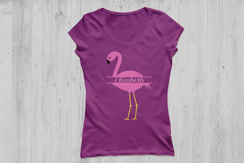 Flamingo Monogram| Pink Flamingo SVG Cut Files SVG CosmosFineArt 