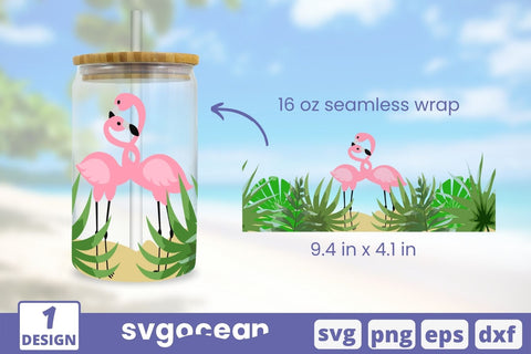 Flamingo Pattern Wrap SVG SVG SvgOcean 
