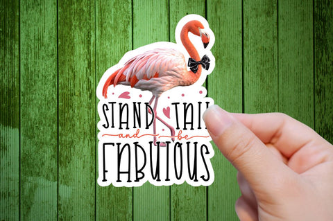 Flamingo Stickers Bundle Sublimation Regulrcrative 