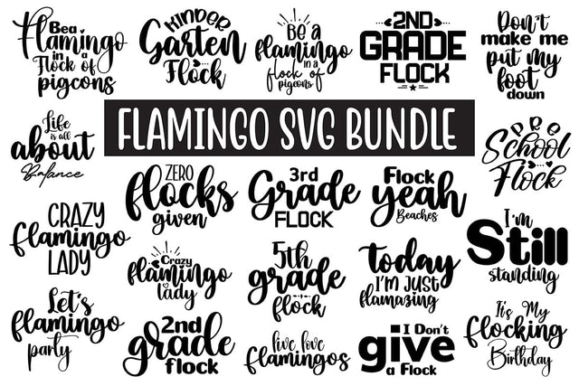Flamingo SVG Bundle, Bird SVG Bundle SVG orpitasn 