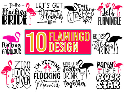 Flamingo svg bundle design SVG Alihossainbd 
