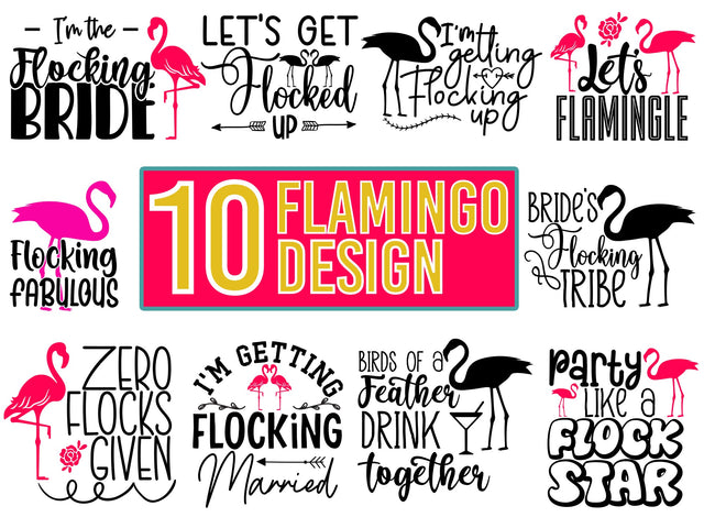 Flamingo svg bundle design SVG Alihossainbd 