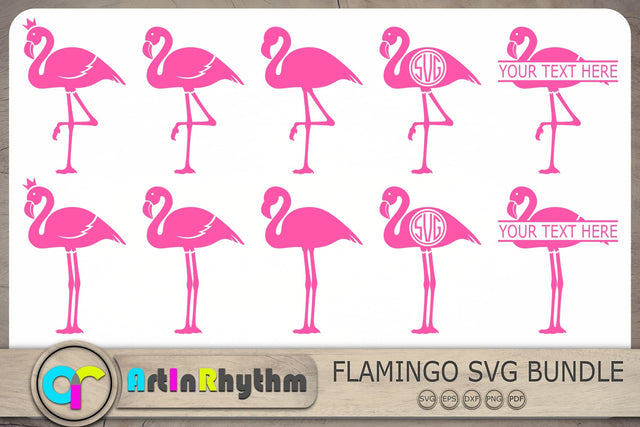 Flamingo Svg Bundle, Pink Flamingo Svg, Flamingo Cliparts, Flamingo Svg Cut Files, Flamingo Monograms SVG Artinrhythm shop 