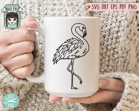 Flamingo svg file, Flamingo cut file, Animal Face, Cute Flamingo svg, Flamingo Face svg, Animal svg file, Animal Face, Summer svg file, Bird SVG SVG Wild Pilot 