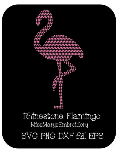 Flamingo SVG MissMarysEmbroidery 