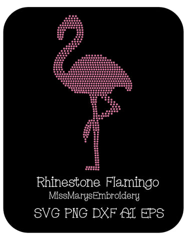 Flamingo SVG MissMarysEmbroidery 