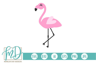 Flamingo SVG Morgan Day Designs 
