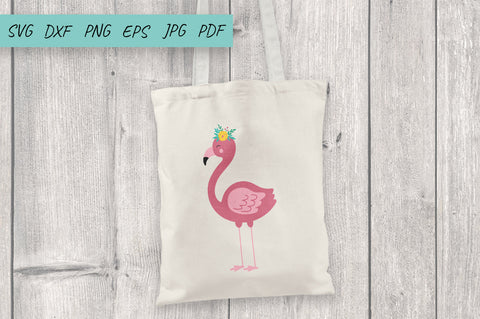 Flamingo SVG , Pink Flamingo, Floral Flamingo SVG Cut File SVG Irina Ostapenko 