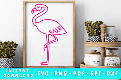 Flamingo SVG SVG HappyDesignStudio 