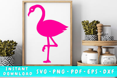 Flamingo SVG SVG HappyDesignStudio 