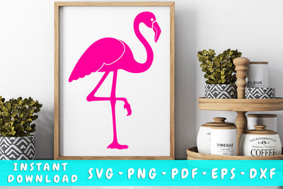 Flamingo SVG SVG HappyDesignStudio 