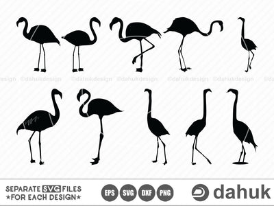 Flamingo svg,Flamingo Silhouette,Flamingo,eps,dxf,svg cuts,svg file,Flamingo cricut SVG dahukdesign 