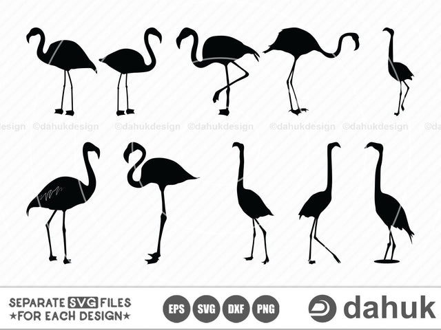 Flamingo svg,Flamingo Silhouette,Flamingo,eps,dxf,svg cuts,svg file,Flamingo cricut SVG dahukdesign 