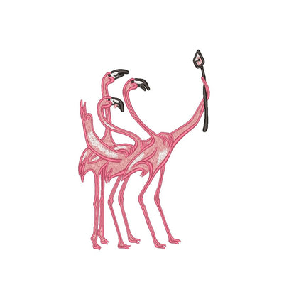 Flamingos Embroidery Design, Flamingo Summer Embroidery Design Embroidery/Applique DESIGNS Nino Nadaraia 
