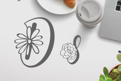 Flanela Monogram SVG yumnatype 