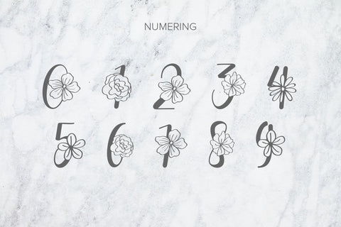 Flanela Monogram SVG yumnatype 