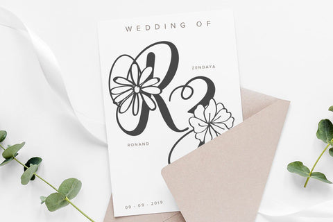 Flanela Monogram SVG yumnatype 