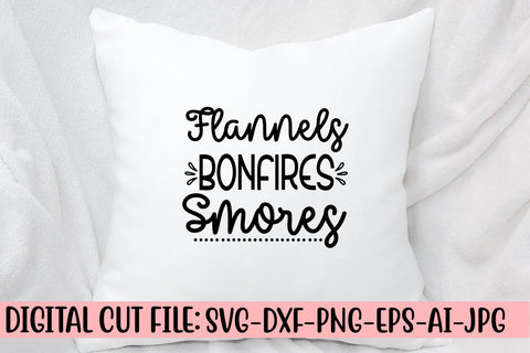 Flannels Bonfires Smores SVG Cut File SVG Syaman 