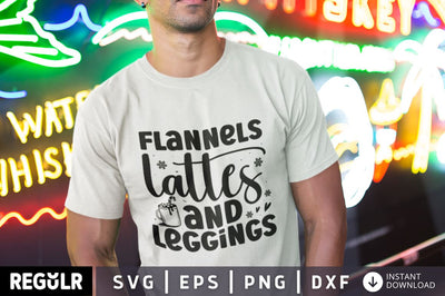 Flannels lattes and leggings SVG SVG Regulrcrative 