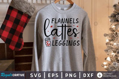 Flannels lattes & leggings SVG SVG Regulrcrative 