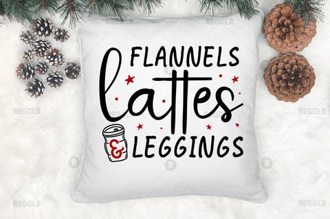 Flannels lattes & leggings SVG SVG Regulrcrative 