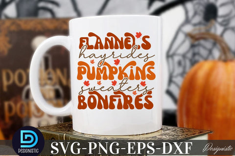 Flannels pumpkins sweaters bonfires, Flannels pumpkins sweaters bonfires SVG SVG DESIGNISTIC 