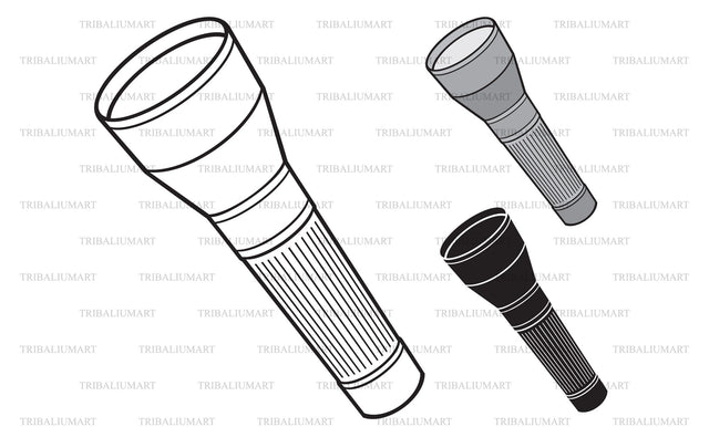Flashlight SVG TribaliumArtSF 