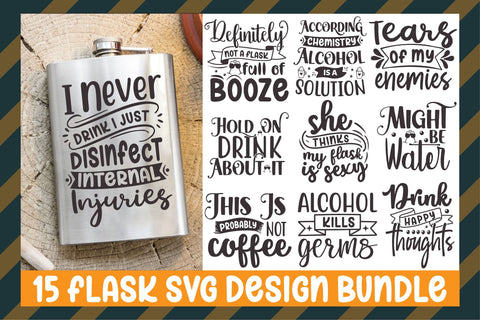 Flask Svg Design Bundle SVG Rupkotha 