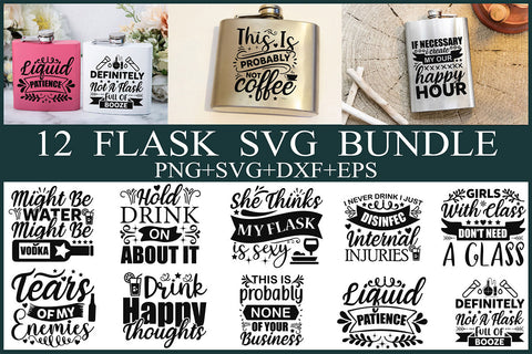 Flask Svg Design Bundle SVG Rupkotha 