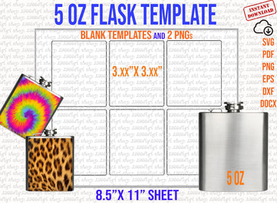 Flask Svg, Flask Template, Flask 5 oz Template,Alcohol Svg, Flask Svg Designs, Liquid Patience, Whiskey Quotes Svg, Docx, Pdf, Eps, Png, Dxf SVG 1966digi 