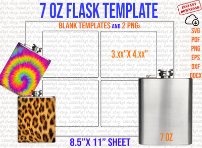 Flask Svg, Flask Template, Flask 7 oz Template,Alcohol Svg, Flask Svg Designs, Liquid Patience, Whiskey Quotes Svg, Docx, Pdf, Eps, Png, Dxf SVG 1966digi 
