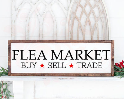 Flea market SVG, Farmhouse cut file, Country Primitive wood sign svg, Cricut cutting files, Texas Star clip Art clipart, Buy sell trade SVG cut files, Shirt SVG cut file SVG Farmstone Studio Designs 