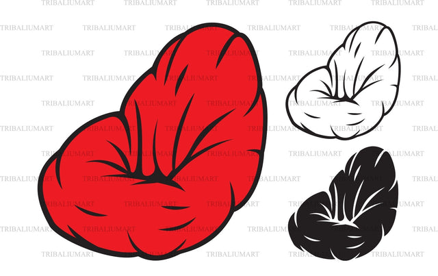 Flexible seat soft beanbag chair SVG TribaliumArtSF 