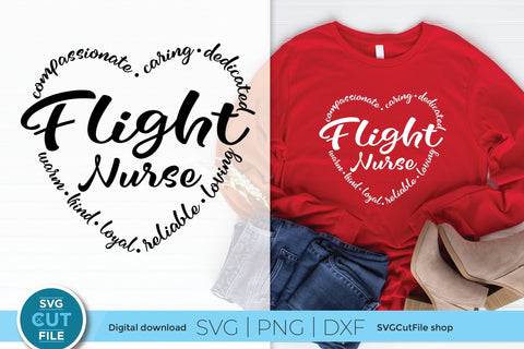 Flight Nurse svg, nurse appreciation svg, word heart svg, Nursing svg, Flight RN svg, heart svg, words around, word svg, flight med tech SVG SVG Cut File 