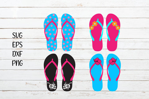 Flip Flop Sandal Clipart svg cut file SVG SmmrDesign 