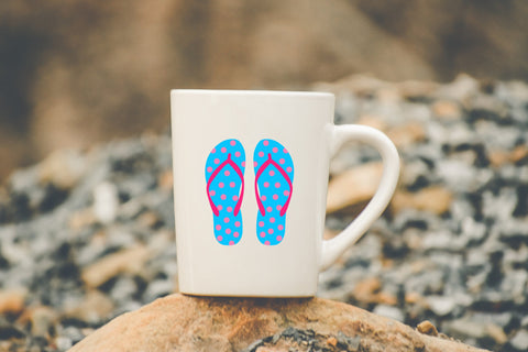 Flip Flop Sandal Clipart svg cut file SVG SmmrDesign 