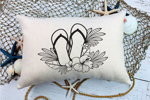 Flip Flop SVG, Summer SVG, Beach SVG, Flip Flops Digital File. SVG Elinorka 