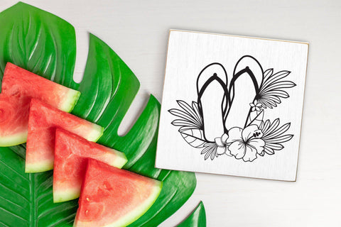 Flip Flop SVG, Summer SVG, Beach SVG, Flip Flops Digital File. SVG Elinorka 