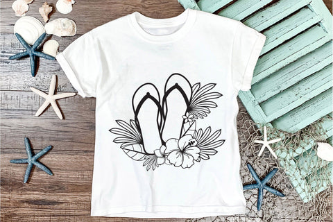 Flip Flop SVG, Summer SVG, Beach SVG, Flip Flops Digital File. SVG Elinorka 