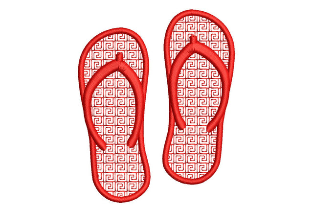 Flip Flops Embroidery Design. Machine embroidery design. Mini Sandals design Embroidery/Applique DESIGNS NextEmbroidery 