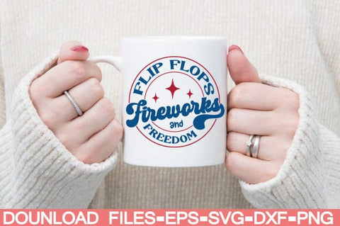 flip flops fireworks and freedom SVG farhad farhad 