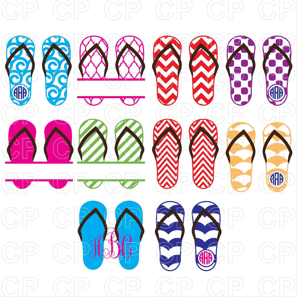 Flip Flops SVG Bundle - So Fontsy