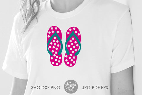 Flip flops SVG files, sublimation PNG SVG Artisan Craft SVG 