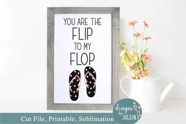 Flip to my Flop SVG Designs by Jolein 