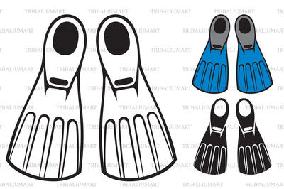 Flippers SVG TribaliumArtSF 