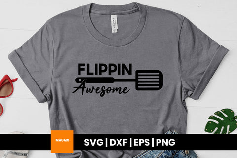 Flippin awesome, kitchen svg quote SVG Maumo Designs 