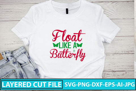 Float Like A Butterfly SVG Cut File SVG Syaman 