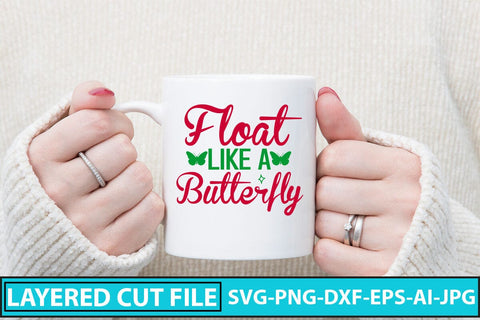 Float Like A Butterfly SVG Cut File SVG Syaman 