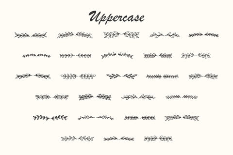 Flodiv - Floral Dingbat Font Masyafi Studio 